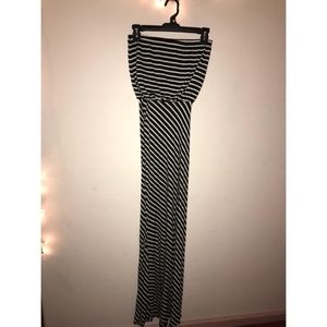 Black and white Maxi Dress